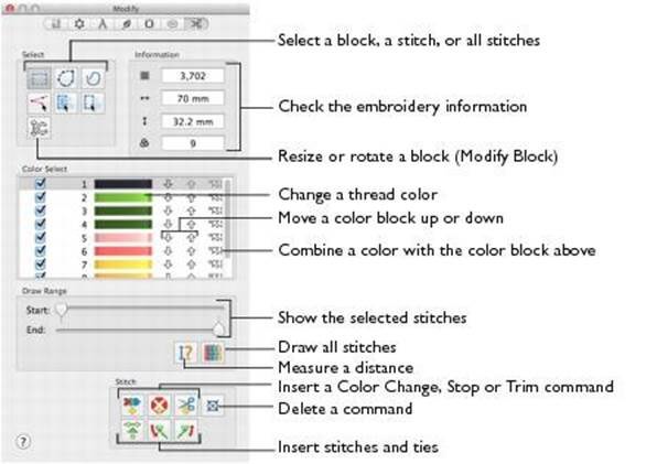 Overview of the truembroidery software for mac